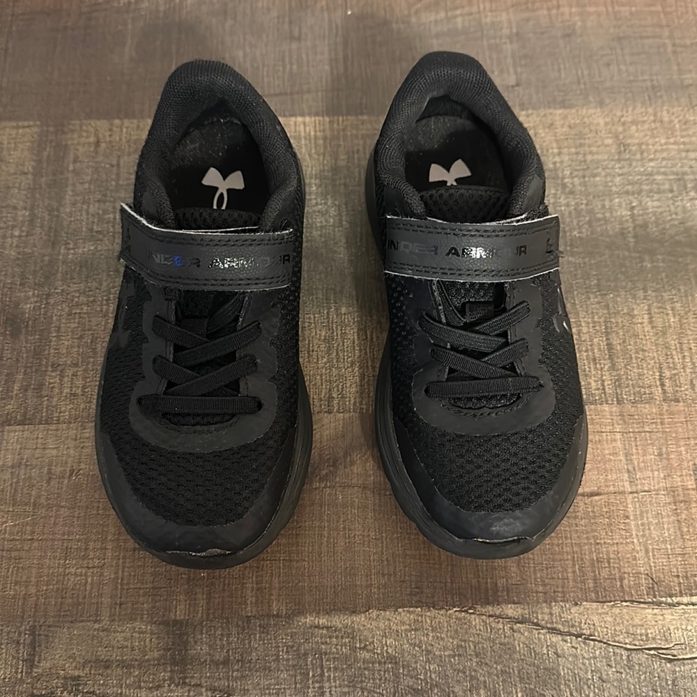 Little Kids Under Armour -Color: Black -Size: 12k